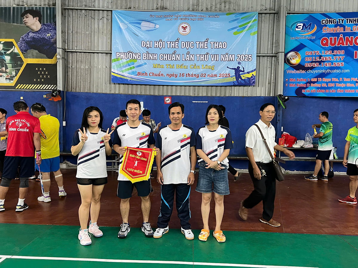 CLB CẦU LÔNG V.F.R. GIÀNH HUY CHƯƠNG ĐỒNG TẠI ĐẠI HỘI TDTT PHƯỜNG BÌNH CHUẨN (9)