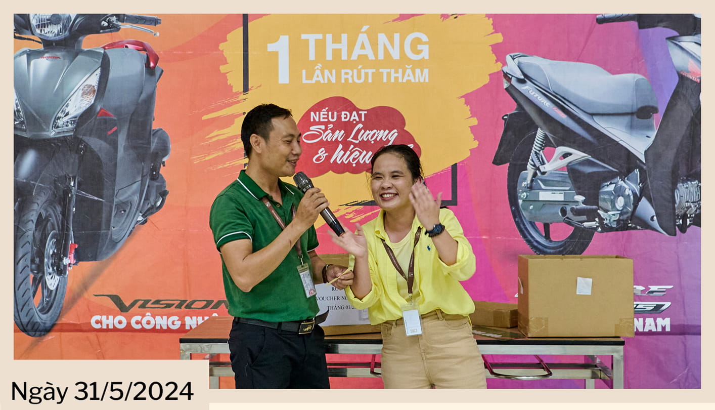 TOÀN NHÀ MÁY ĐẠT CHỈ TIÊU THÁNG 1/2024, V.F.R TỔ CHỨC BỐC THĂM MAY MẮN CHO NGƯỜI LAO ĐỘNG (5)