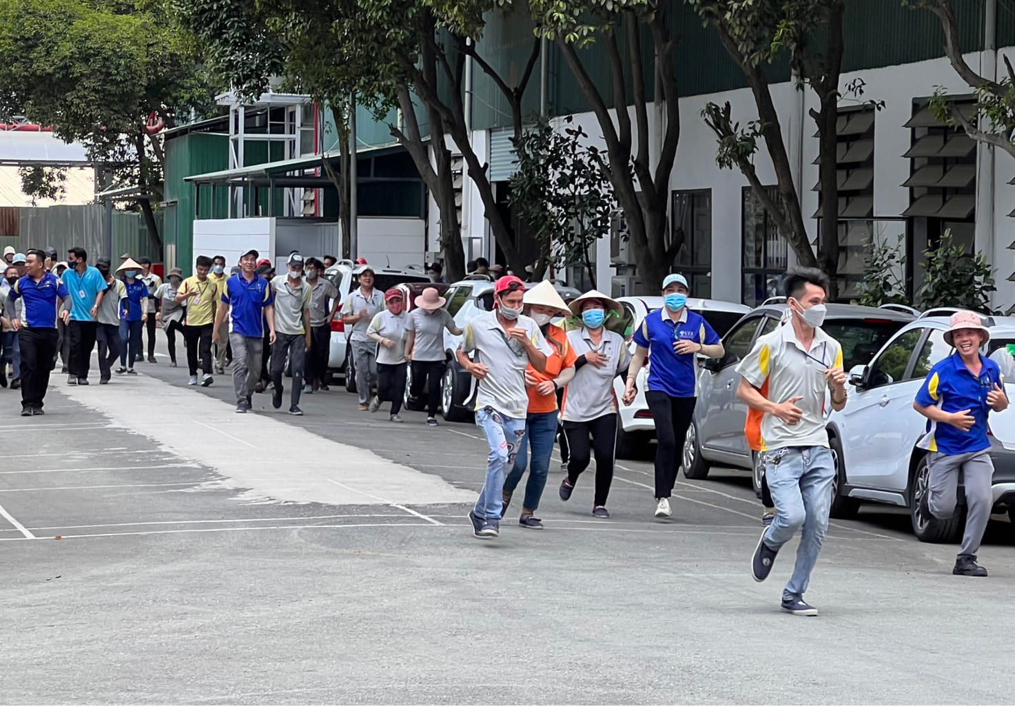 HOÀN TẤT DIỄN TẬP SƠ TÁN & CHỮA CHÁY LẦN 1 NĂM 2024 (5)