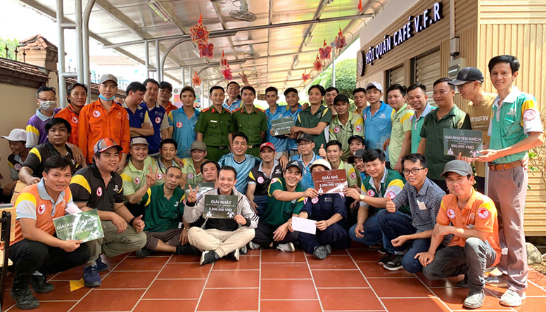 TỔ CHỨC THÀNH CÔNG CUỘC THI PCCC CHÀO MỪNG NGÀY TOÀN DÂN PCCC 4/10