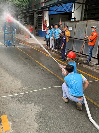 TỔ CHỨC THÀNH CÔNG CUỘC THI PCCC CHÀO MỪNG NGÀY TOÀN DÂN PCCC 4/10 (7)