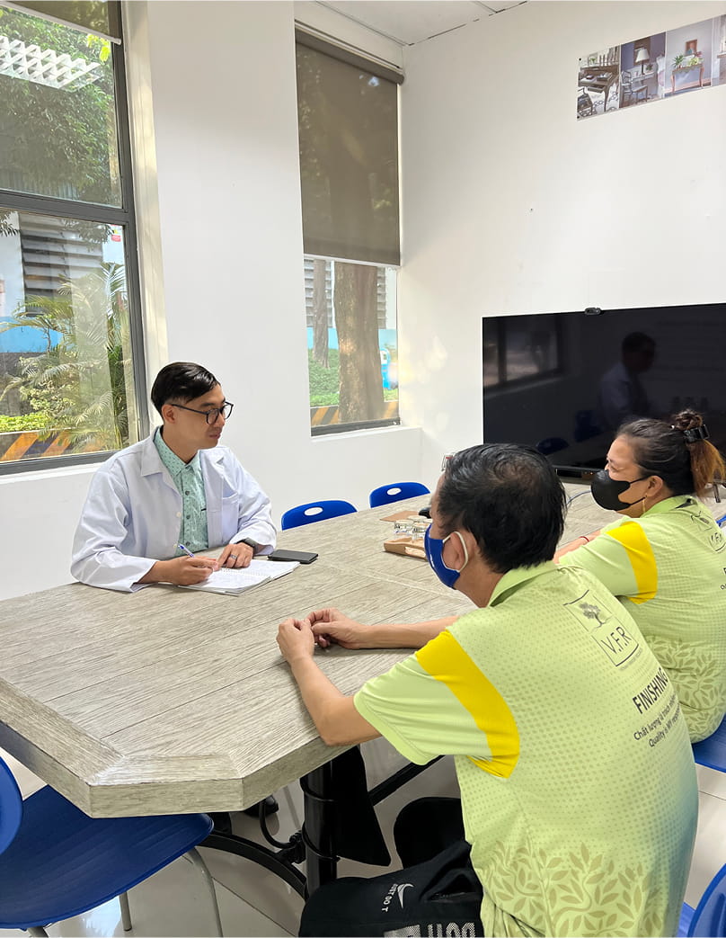 TƯ VẤN SỨC KHỎE CÙNG BÁC SĨ TÂN: HỖ TRỢ CÔNG NHÂN CẢI THIỆN BỆNH CAO HUYẾT ÁP (7)