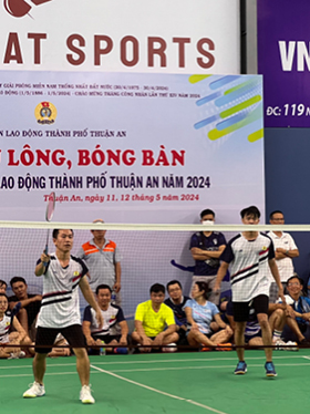 V.F.R GẶT HÁI THÀNH CÔNG NỘI DUNG CẦU LÔNG VÀ BÓNG BÀN TẠI GIẢI ĐẤU THỂ THAO MỪNG THÁNG CÔNG NHÂN DO LIÊN ĐOÀN LAO ĐỘNG THÀNH PHỐ THUẬN AN TỔ CHỨC (3)