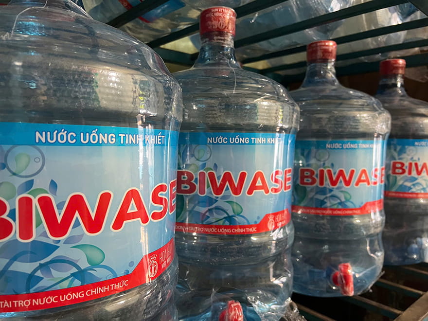TOÀN BỘ CÁC XƯỞNG V.F.R SỬ DỤNG NƯỚC TINH KHIẾT BIWASE TỪ 04/8/2025