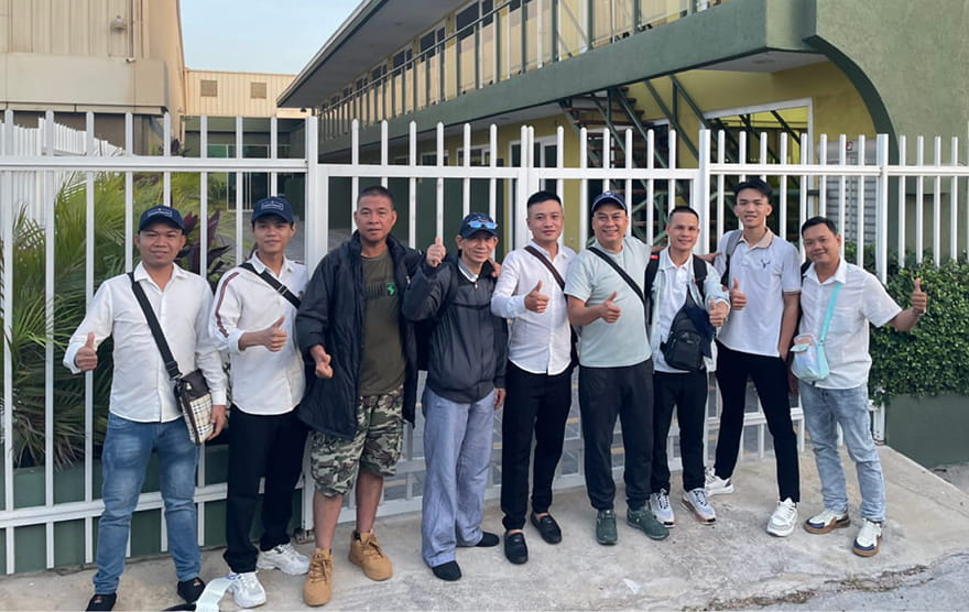 XIN CHÚC MỪNG ĐOÀN LAO ĐỘNG KỸ THUẬT V.F.R  ĐÃ HOÀN THÀNH XUẤT SẮC DỰ ÁN TẠI ARUBA!