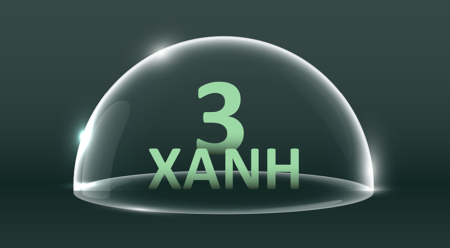 V.F.R ĐÃ ÁP DỤNG HÌNH THỨC “3 XANH”