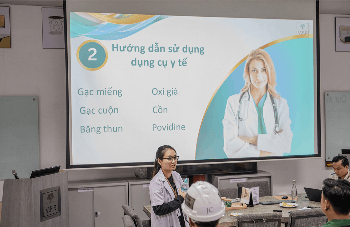 HOÀN TẤT ĐÀO TẠO AN TOÀN VẬN HÀNH MÁY – SƠ CẤP CỨU BAN ĐẦU VÀ PHÒNG CHÁY CHO ĐOÀN CÔNG NHÂN ĐI CÔNG TÁC TẠI ARUBA (7)