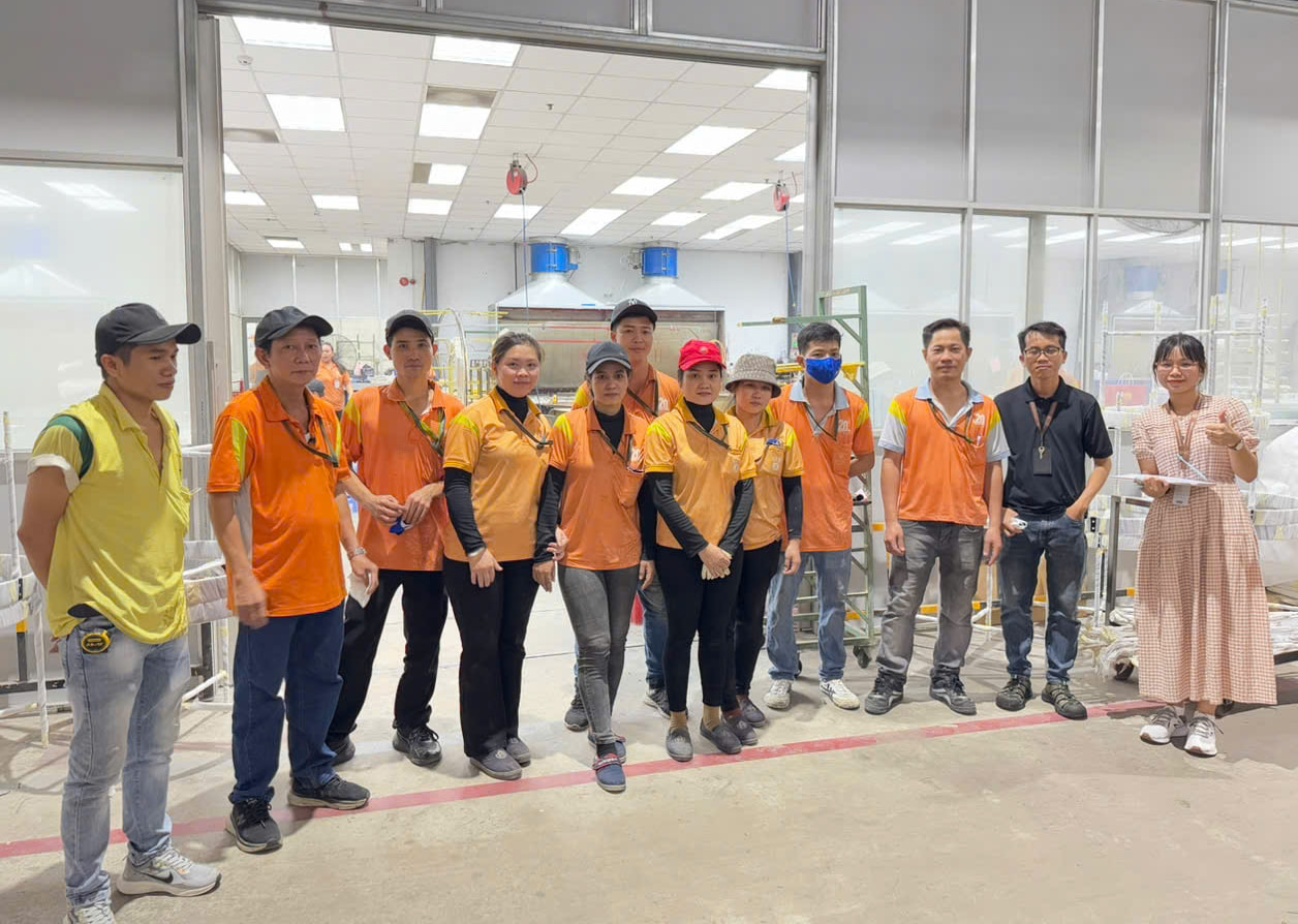 CHƯƠNG TRÌNH THI NÂNG BẬC TAY NGHỀ KHU VỰC FINISHING V.F.R 3 – KHÓA THỨ 4